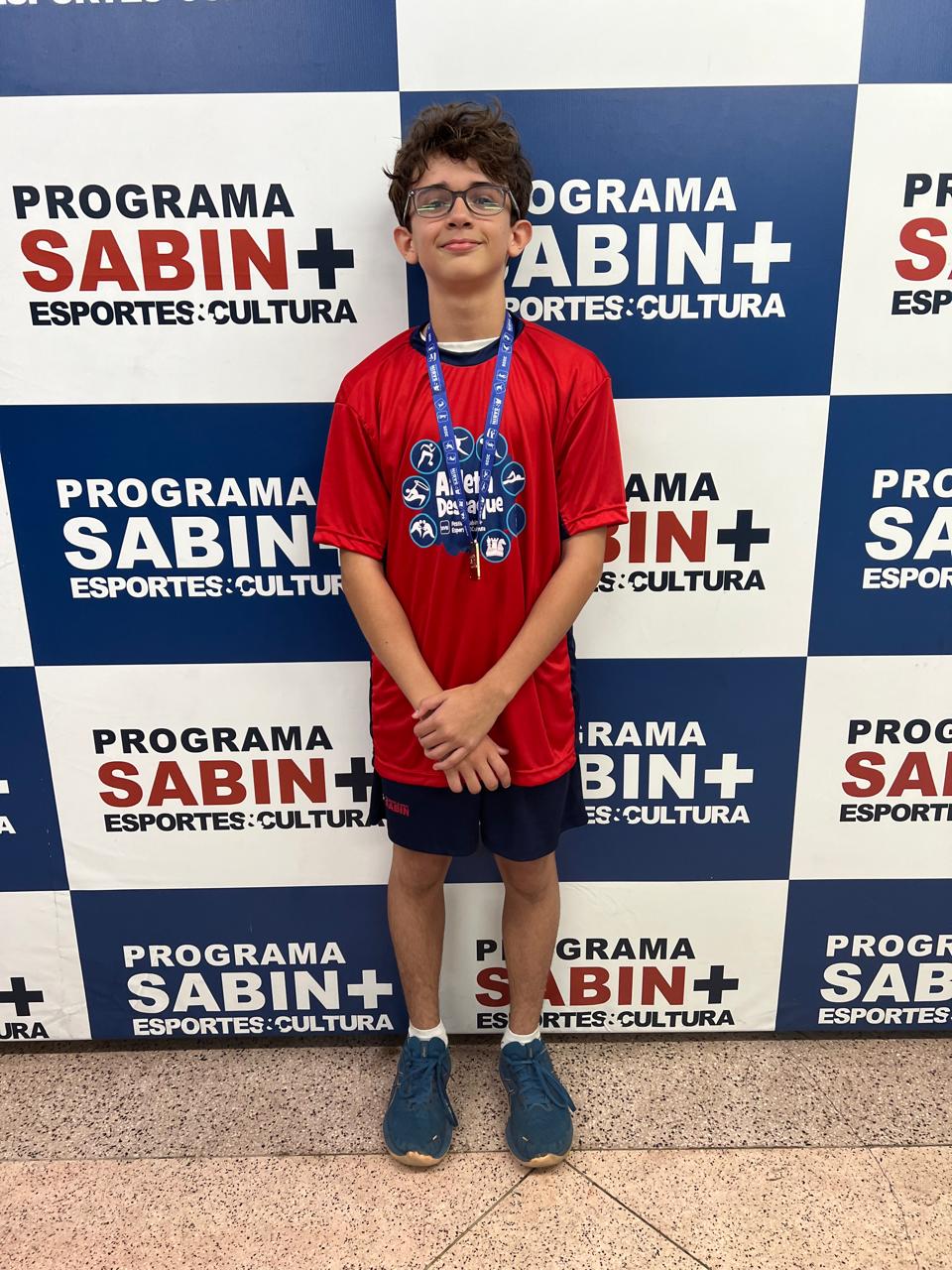 Atleta Destaque - Tomás Panaro - Col. Albert Sabin